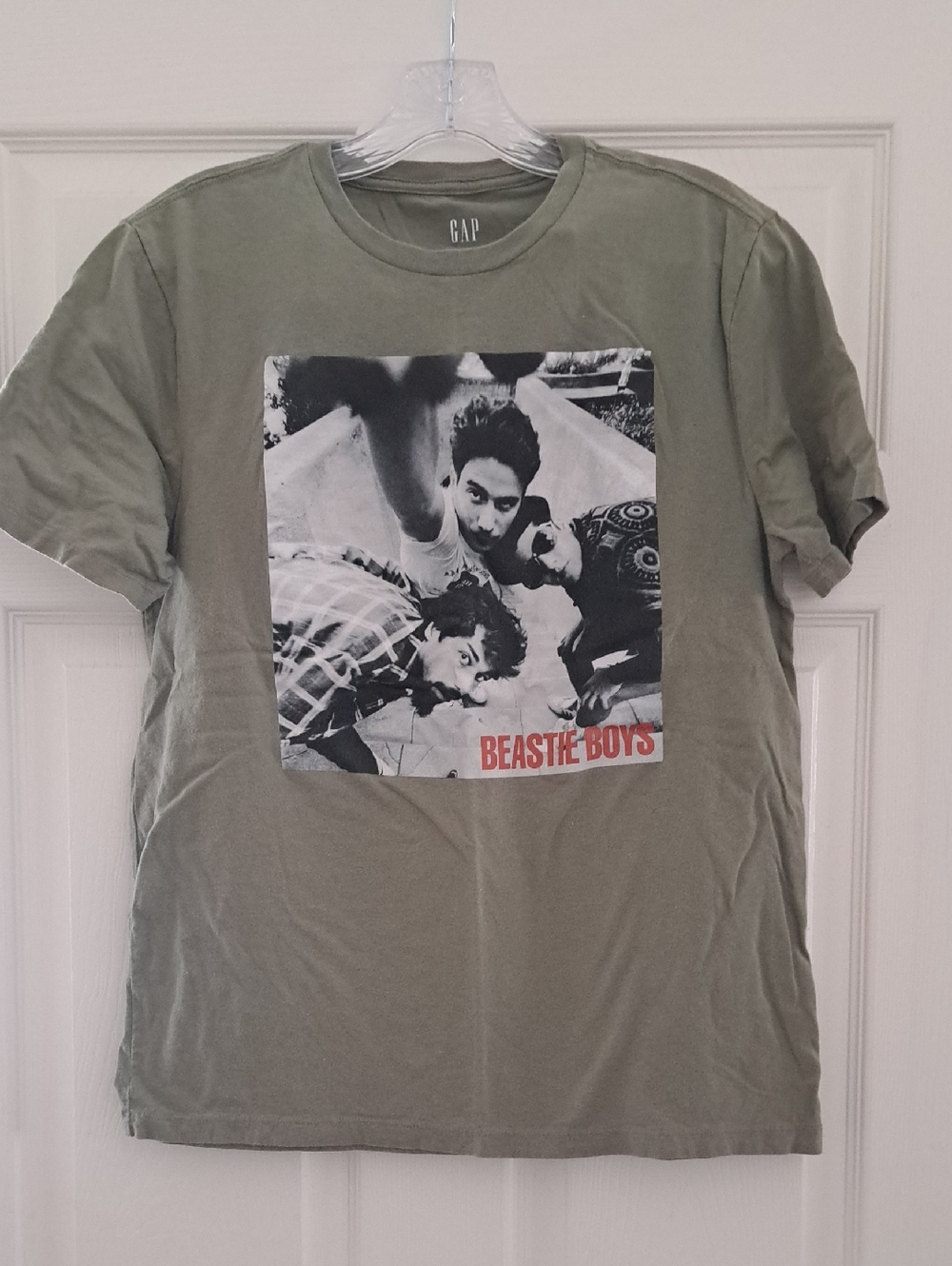 GAP Olive Beastie Boys Photo Graphic Tee